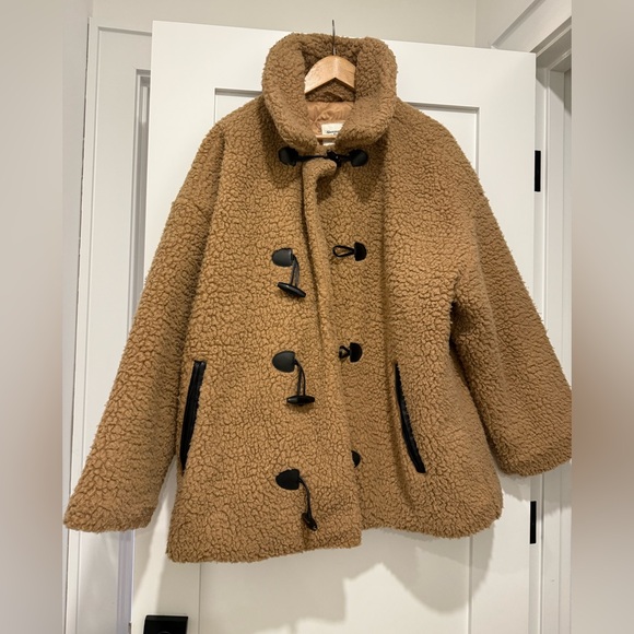 Abercrombie & Fitch Tan Toggle Coat - Picture 2 of 2